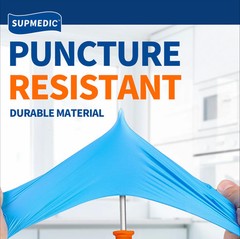 X Large Blue Nitrile Gloves Powder Free Latex Free Disposable 100 Count Pack