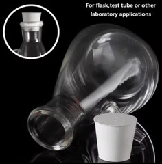 Rubber Bung Stopper Tapered Plugs Laboratory Solid Stoppers Various Sizes Flask