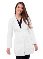 Adar Universal Women’s 33″ Adjustable Belt Scrub Lab Coat