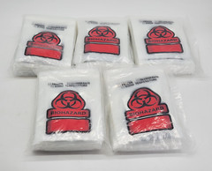 500/Case Fisherbrand 6×9 Biohazard Specimen Transport Bags Light Duty 01-800-05