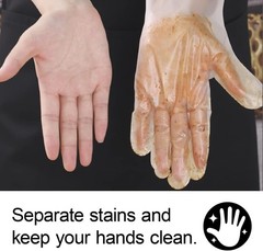 400 Count Disposable Poly Plastic Gloves for Cooking, Food Prep and Food Service