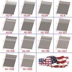 10-100* Dental Tungsten Carbide Steel Burs Drills for High Speed Handpiece