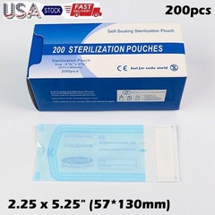 Instrument Sterilization Pouches Bags Nail Tools Grade Paper Dental Pouch Small