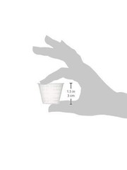 [1000 Count – 1 oz.] Perfect Stix Disposable Graduated Pack of 1000, Clear