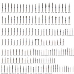 100 Models AZDENT Dental Diamond FG Burs for High Speed Handpiece Friction Grip