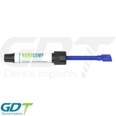 NanoComp Universal Hybrid Composite Dental Resin, 4g Syringe