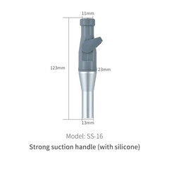 Dental Valve Oral Saliva Ejector Suction Short Strong Weak Handpiece Tip Adaptor