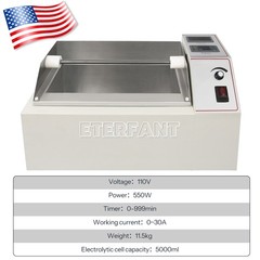 Dental Lab Electrolytic Polisher Unit with Two Electrolytic Cells/Positive Swing
