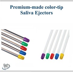 100 (1 Bag) White Body Dental Saliva Ejectors Ejector Disposable Suction Tips