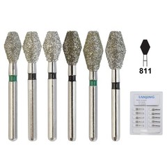 Diamond Burs Dental Zirconia Cutter Diamond Bur FG Football Round End Taper Pear