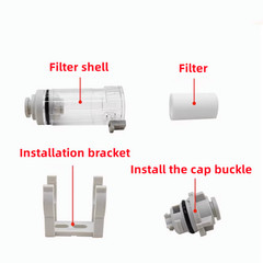 ZFC54-B ZFC54B ZFC Vacuum Filter In-Line Pneumatic Air Filter 6mm Stomata New
