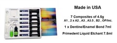 Dental PRIMEDENT VLC Resin Based 7 Composite Bonding Etchant Restorative Kit