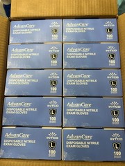 Advan Care Nitrile Exam Gloves ( 1000 count per case )