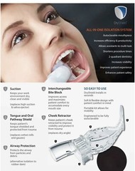 REDUCE DENTAL AEROSOLS; AUTOCLAVABLE 2 MEDIUM DRYSHIELD ISOLATION MOUTH PIECES