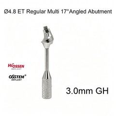 Dental 17° Angled Multi Unit Abutment 4.8mm MU for Hiossen Hex Standard Regular