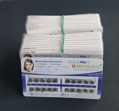 10 Packs Dental Orthodontic Metal Bracket Braces Standard Roth MBT Mesh Base