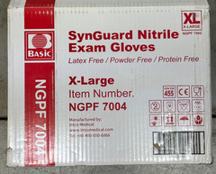 1000 3 Mil Disposable Nitrile Examination Gloves Non-Sterile Powder-Free Size XL
