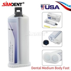 10* Dental MEDIUM BODY FAST SET VPS PVS Impression Material 50ML Cartridges