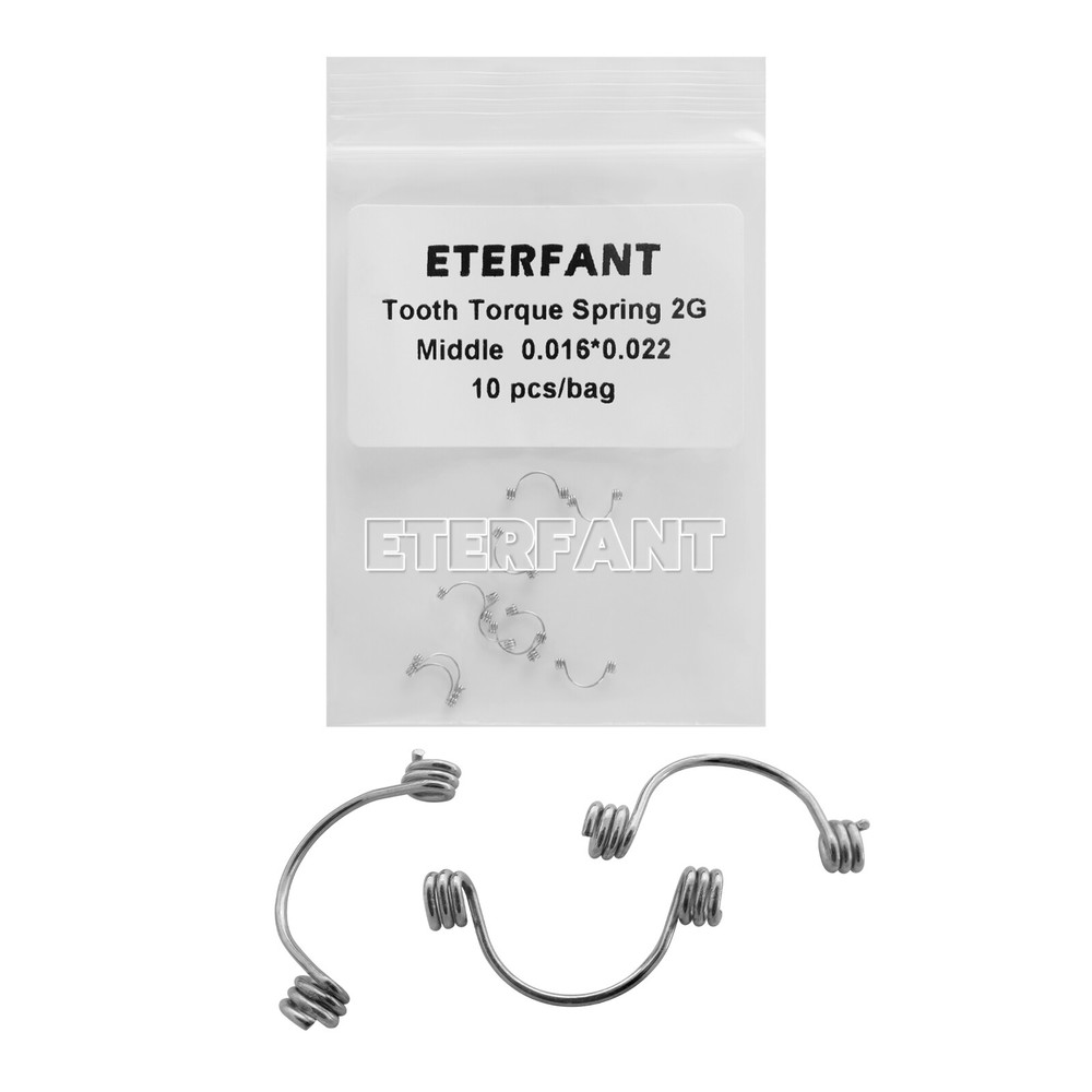 10Pc/Pack ETERFANT Dental Ortho Anterior Teeth Torque Springs Small/Medium/Large