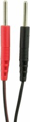 2 Packs Premium Replacement Lead Wires for TENS and EMS units 45″ Length Black