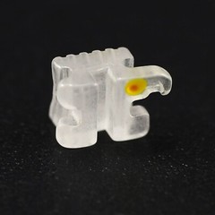 Dental Orthodontic Ceramic Brackets Self Ligating Braces Clear Sapphire Roth MBT