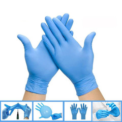 Advance Blue Nitrile Exam Gloves Latex Free Bulk 1000ct 4 Mil Powder Free Glove