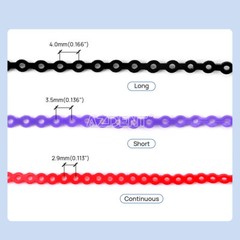 Dental Orthodontic Elastic Rubber Power Chain Braces Bands Short/Long/Close