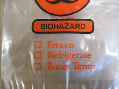 200 NEW 6″ x 9″ Biohazard Econo-Zip Specimen Transport Bags 2mil 3 Wall + Pouch