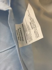 NEW LOT OF 11 UNICOR Short Sleeve Hospital Gowns Blue