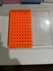 22- Microfuge Tube Racks with Lid Reversible 2” X 4.5” X 8”