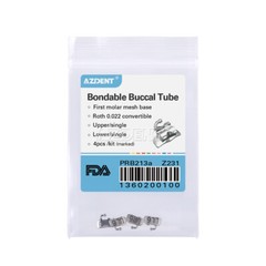 USA AZDENT Dental Single Buccal Tubes 1st Molar Roth 0.022 Bondable Conv Marked