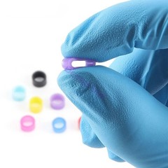 100Pcs/Box Dental / Hygienist Instrument Silicone Color Code Rings Autoclavable