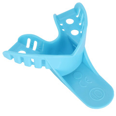 Dental Impression Tray Bag of 12, Perforated Disposable Trays,10 Anterior Lower