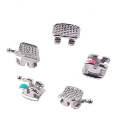 1pack Dental Orthodontic Brackets Braces Metal Monoblock （20Pcs/pack）