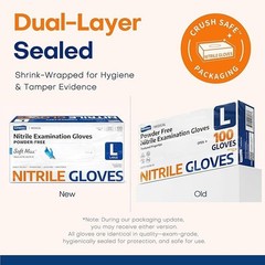 Supmedic Medical Soft Max™ Nitrile Exam Gloves, 100 Count Latex-Free Blue