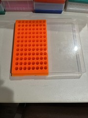 22- Microfuge Tube Racks with Lid Reversible 2” X 4.5” X 8”
