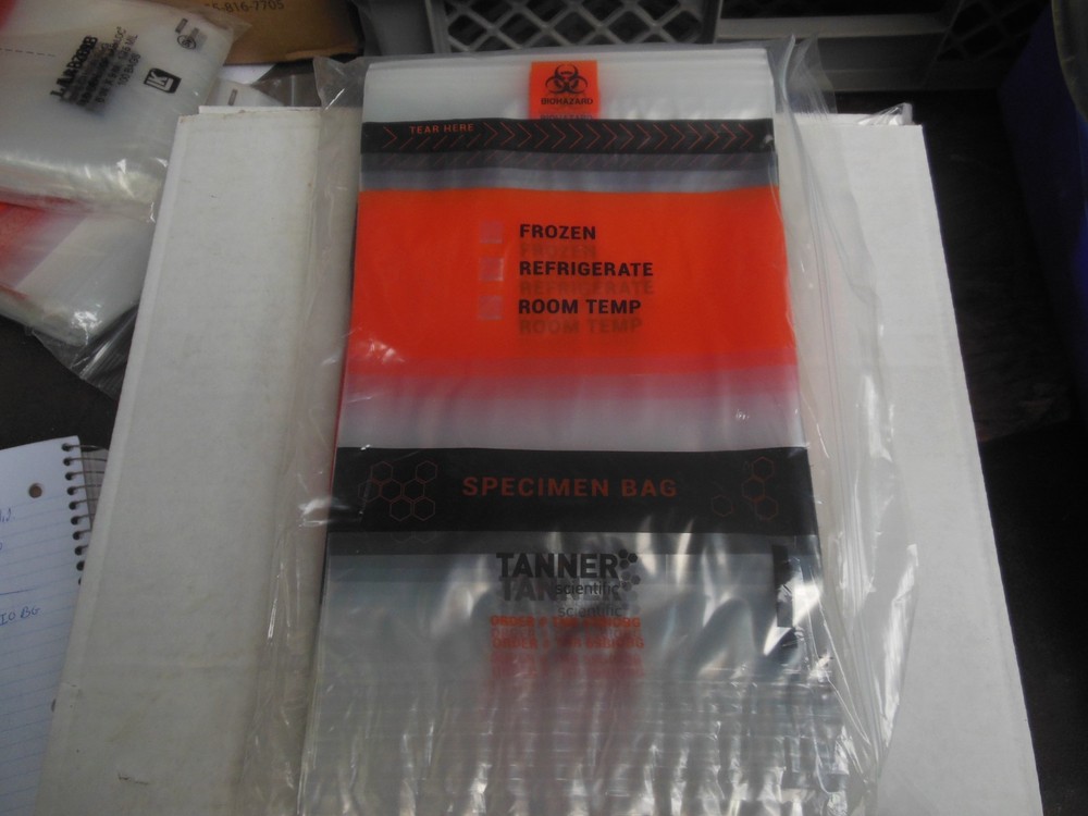 1000 Tanner 6 x 9 specimen bags TNR69BIOBG
