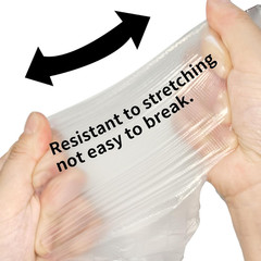 100 Pack Disposable Plastic Food Handling Gloves, Clear Service Gloves for Clean