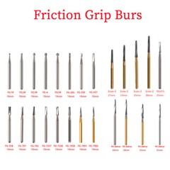Dental Carbide Burs Surgical Long 25mm /19mm Shank High SpeedRound Friction Grip