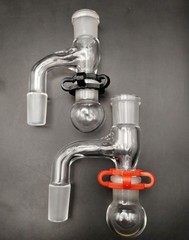 RESERVED 18mm Female to 18mm Male Glass Reclaim Removable Jar USA