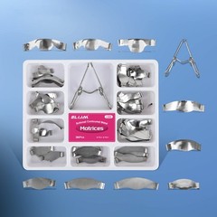 Dental Sectional Contoured Matrices No.1.330, 35μm Hard, with Spring Clip 36pcs