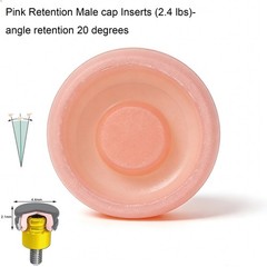 US Locator Classic Replacement Male Caps Retention Inserts 0.8/1.2/2.4lbs Set