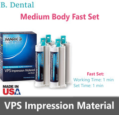 Dental MONOPHASE REGULAR SET VPS PVS Impression Material Set 50ML Cartridges
