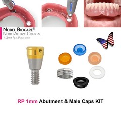 US Zest Nobel Biocare Active Locator Abutment NP/RP Implant Conical Connection