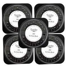 20 Pcs Dental Orthodontic Ceramic Brackets Clear Braces Roth/MBT 022 Hooks 3-4-5