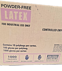 Microflex Powder-Free Latex Ambidextrous Gloves CE5-512-S Size Small Box of 1000