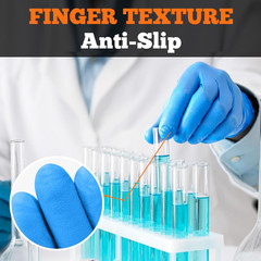 Nitrile Exam Gloves, Blue, 6-Mil, Heavy Duty Nitrile Gloves, Mechanic Disposable