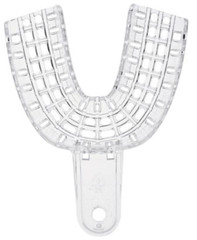 *12-Piece* Coltene President Impression Tray Size-4 Lower Full Arch-Medium C6904
