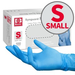 100 Pack Blue Nitrile Disposable Gloves Powder Free Latex Free for Multiple Uses