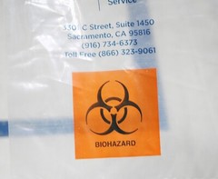 Clear Biohazard Specimen Transfer Sealtop Bags 2Mil Size 6×9 1000 bags LDPE